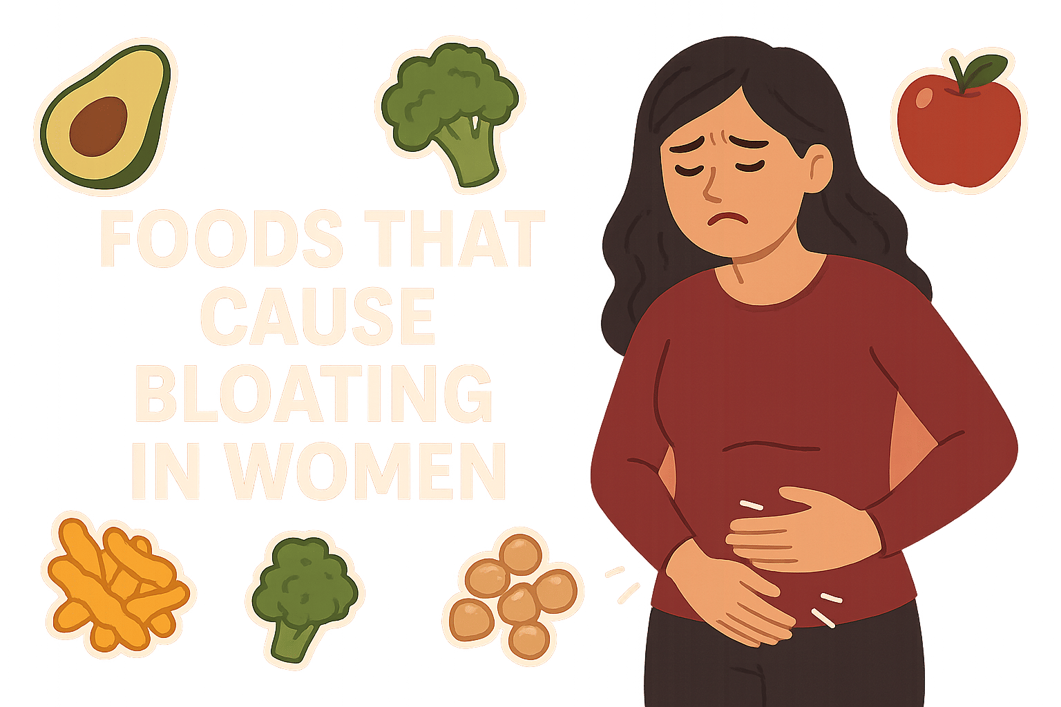 Foods That Cause Bloating in Women and What to Eat Instead