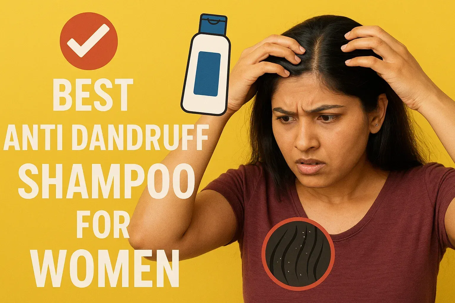 Best Anti Dandruff Shampoo for Women Aged 25–40