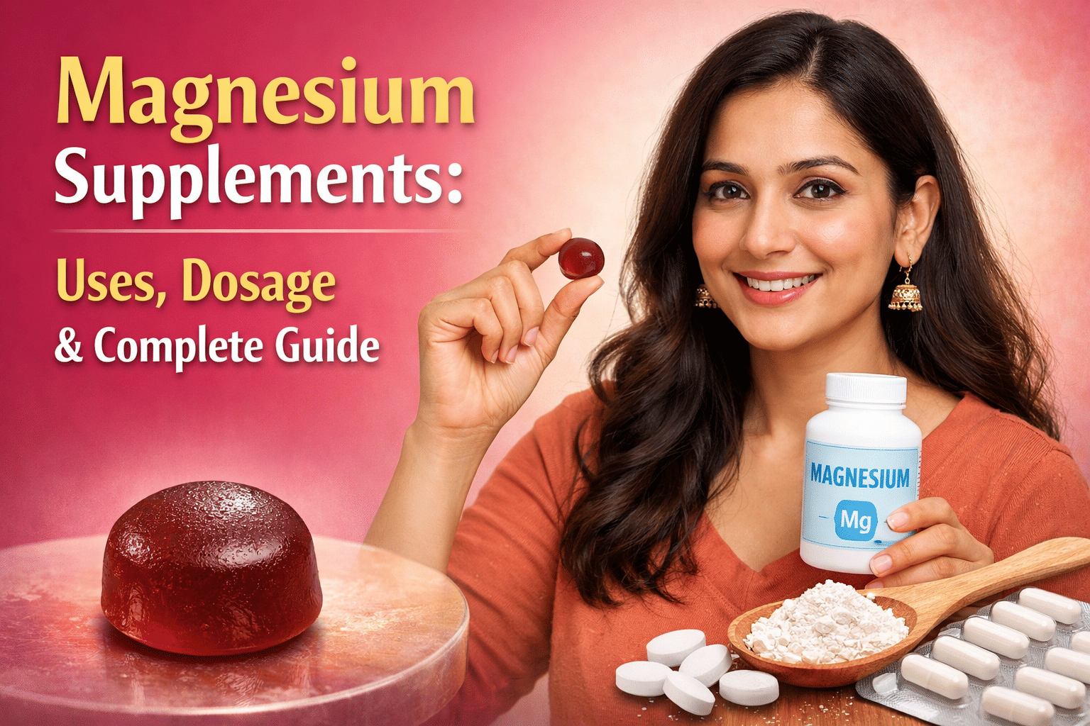 Magnesium Supplements: Uses, Dosage & Complete Guide