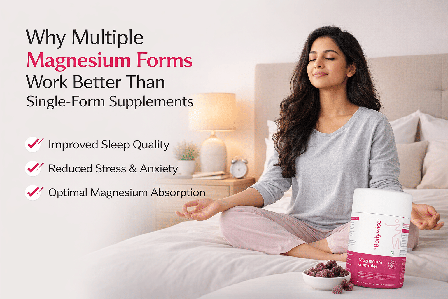 5-in-1 Magnesium Gummies: Why Multiple Magnesium Forms Work Better Than Single-Form Supplements