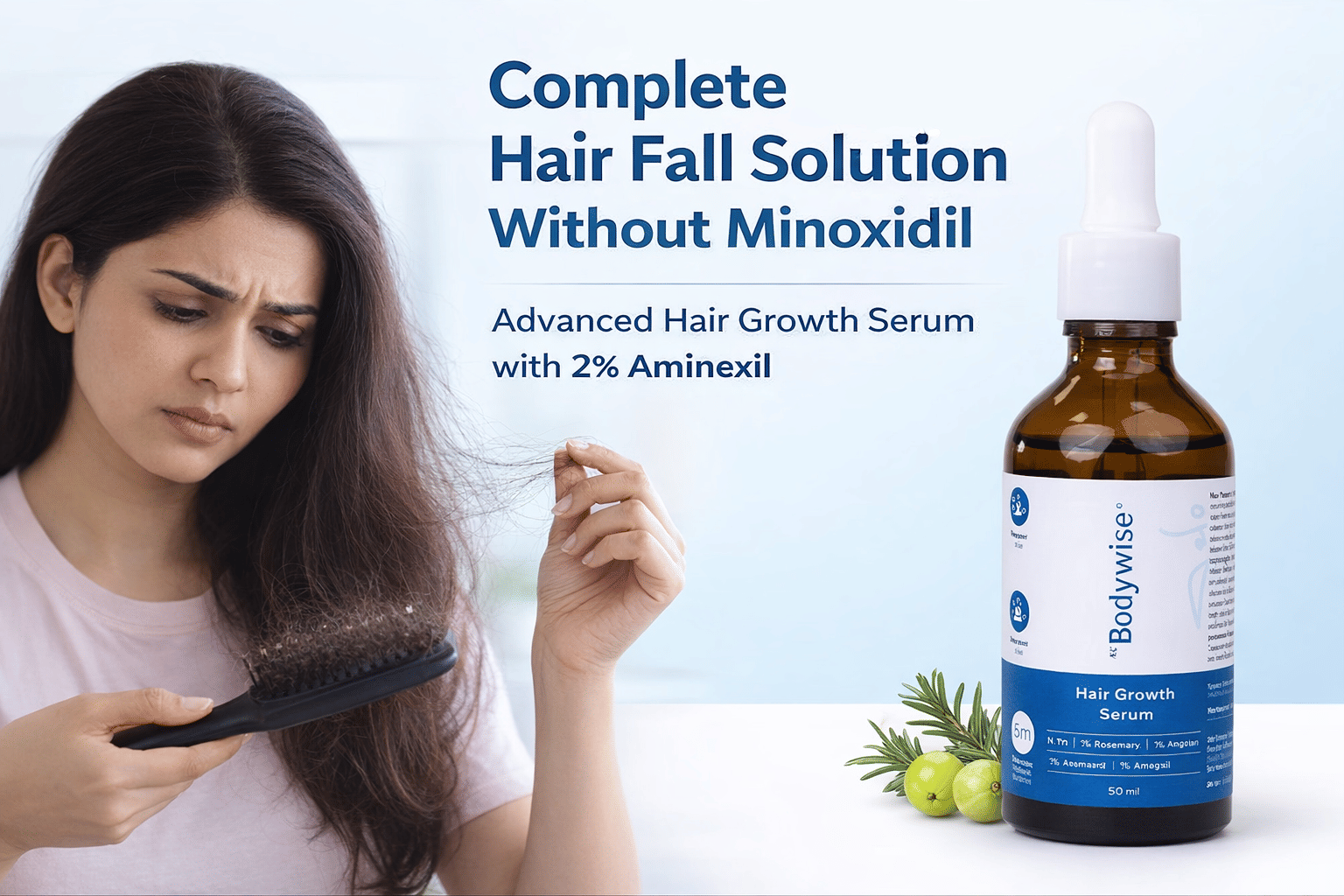 Advanced Hair Growth Serum with 2% Aminexil: Complete Hair Fall Solution Without Minoxidil Side Effects