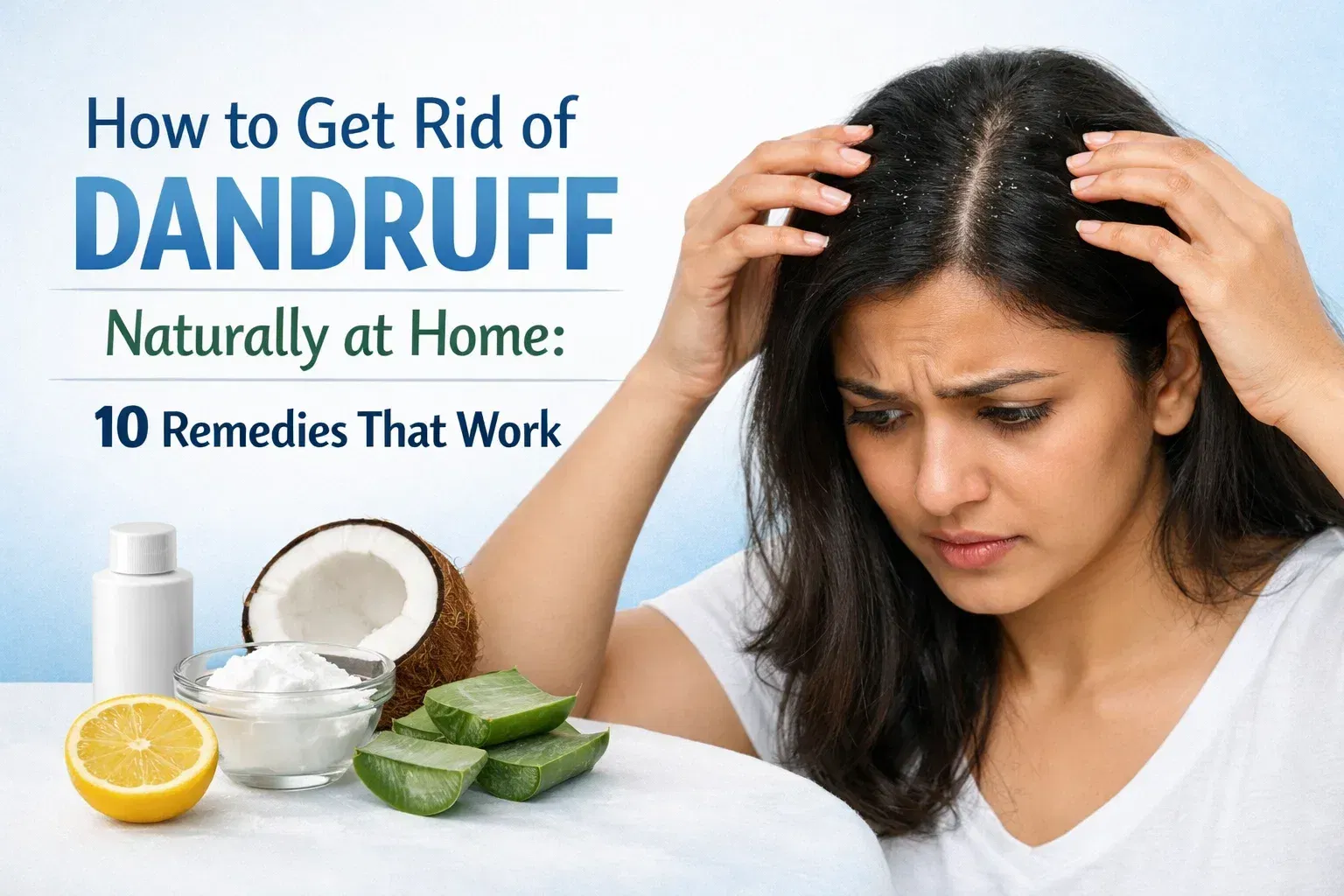 dandruff naturally at home