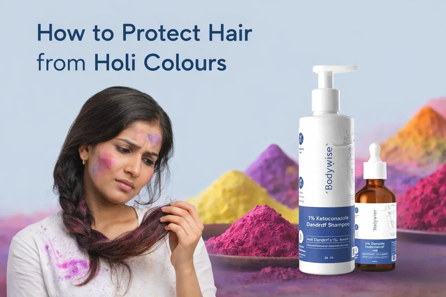 protect hair from holi colors