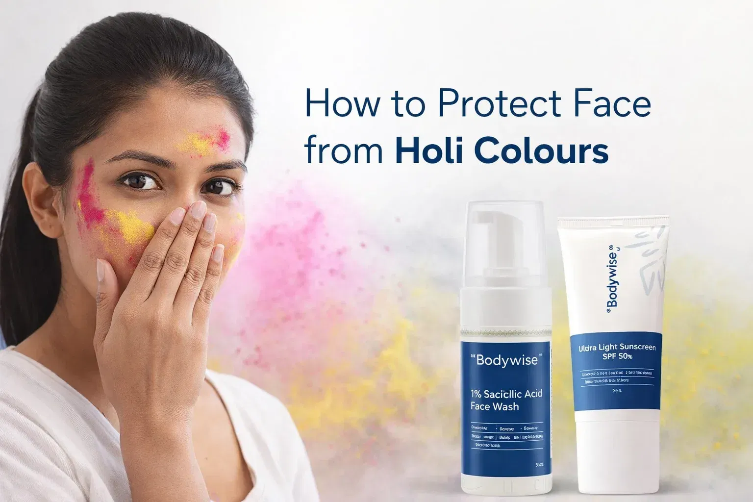 protect face in holi