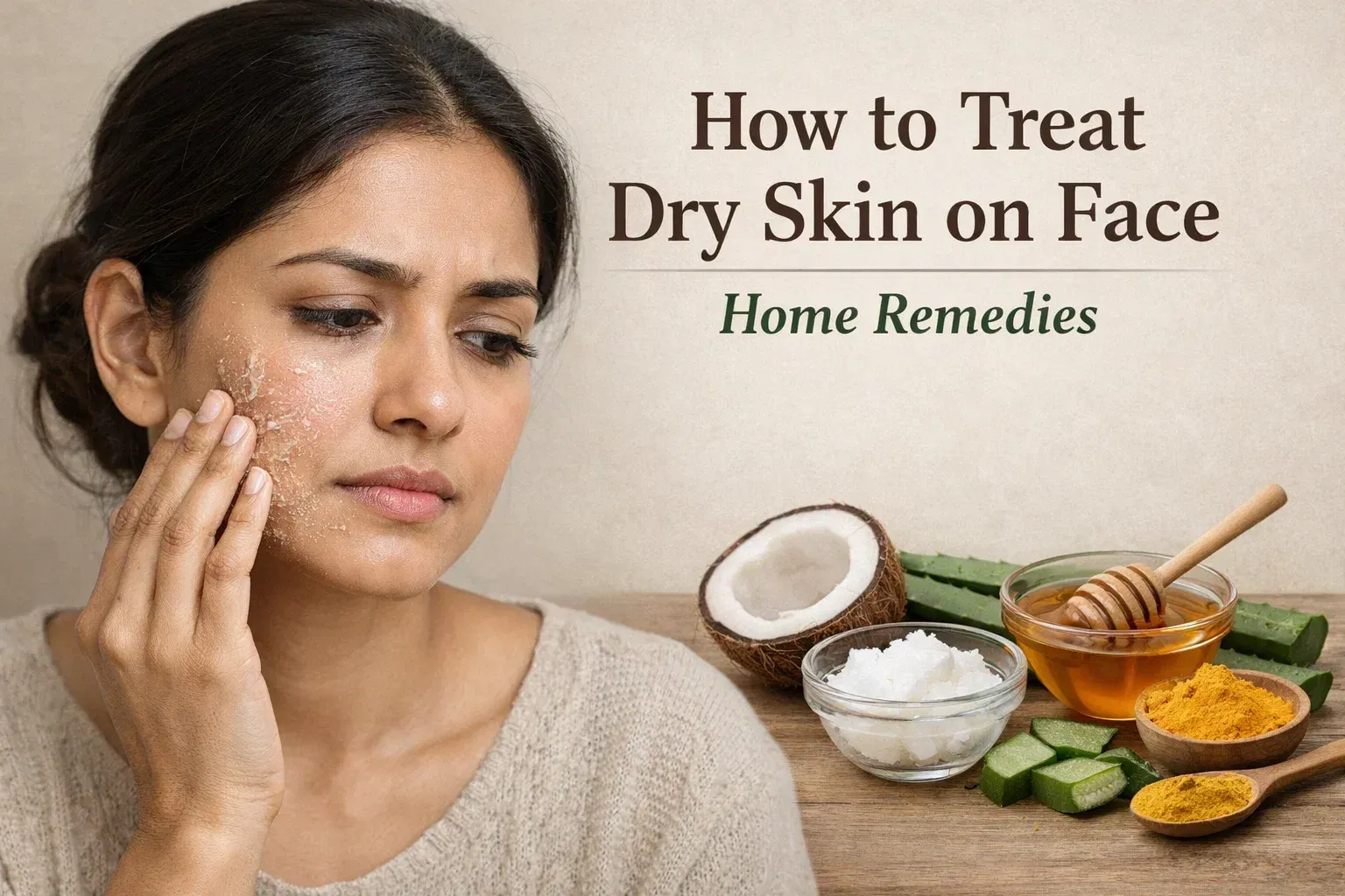 How to Treat Dry Skin on Face Home Remedies