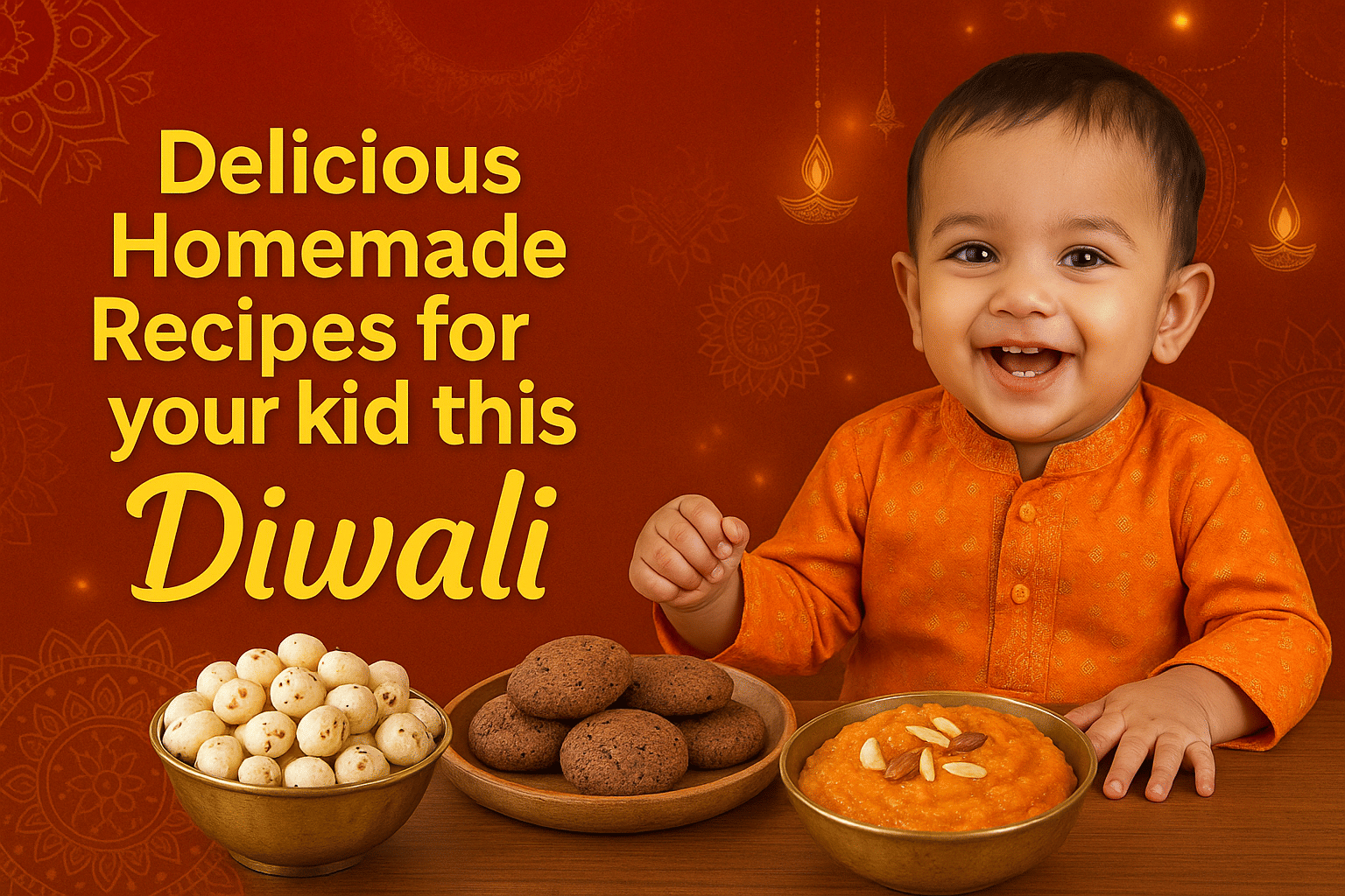 Diwali Can Be Healthy and Kids Friendly Too: Delicious Recipes Your Little Ones Will Love