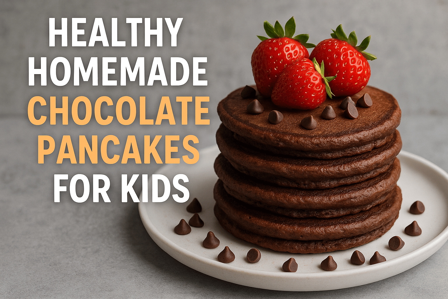 Chocolate Pancakes for Kids: A Mom-Approved, Fiber-Rich Breakfast