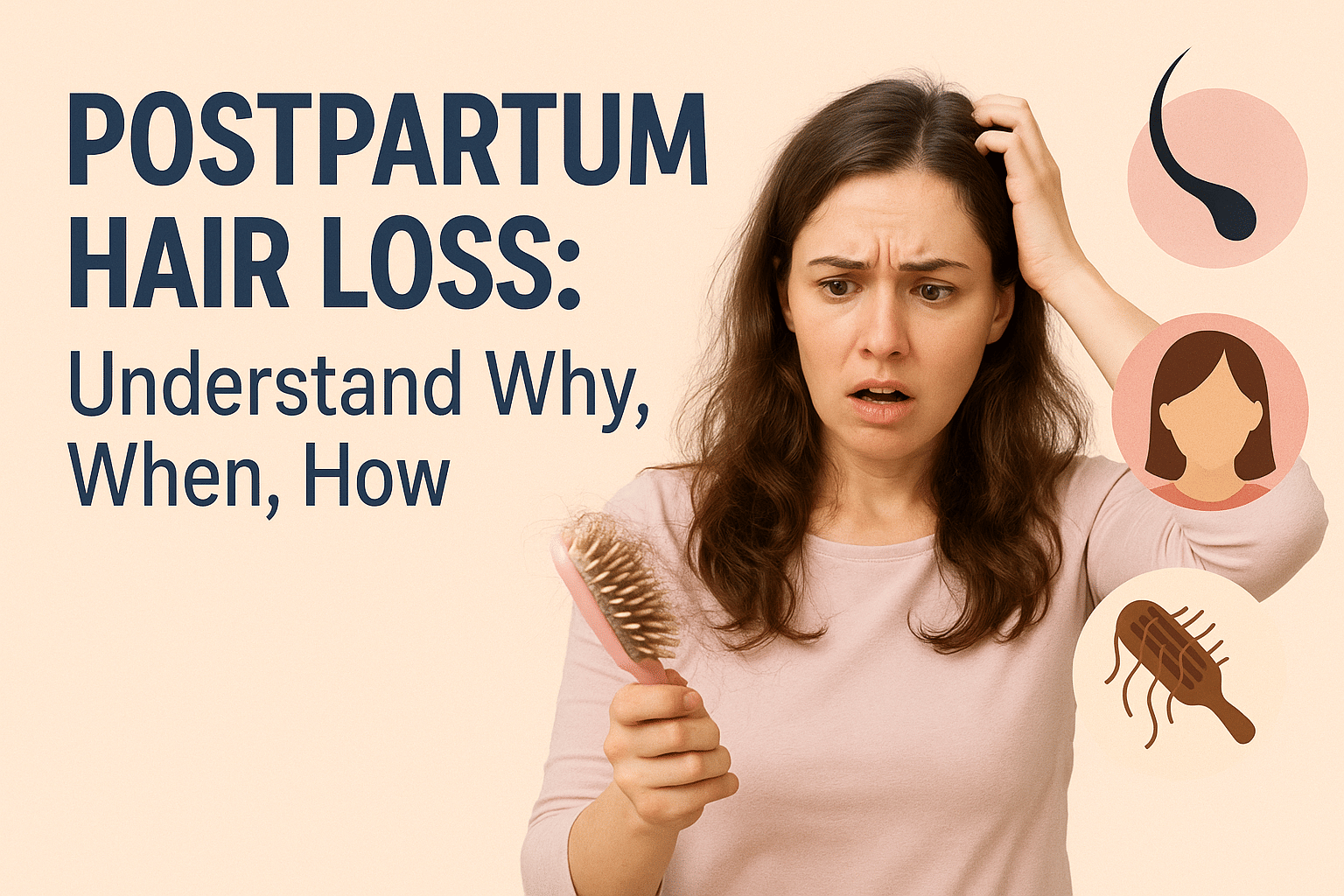 Postpartum Hair Loss: Why It Happens, When It Stops, and What Actually Helps