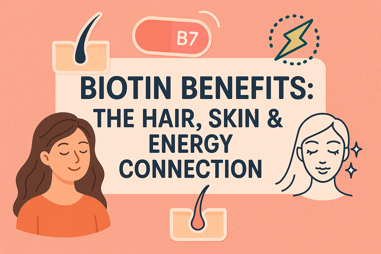Why Your Hair, Skin, Nails AND Energy Are All Connected (The Biotin Connection)