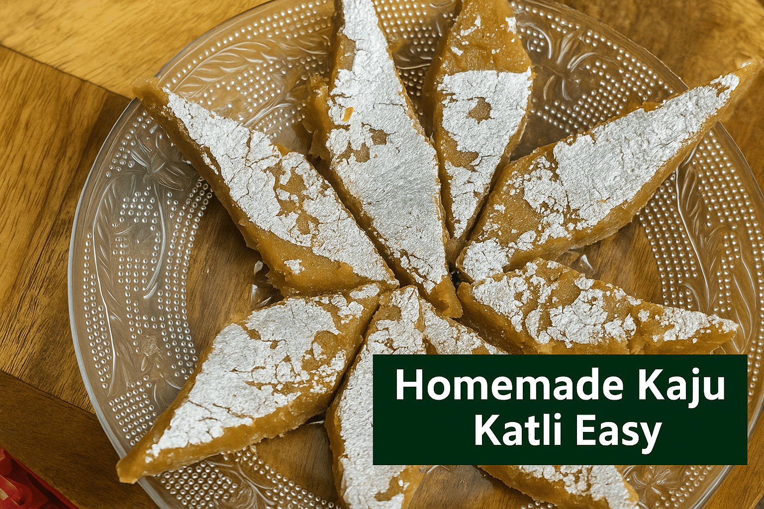 Healthy Jaggery Kaju Katli: A Guilt-Free Sweet for Kids & Family