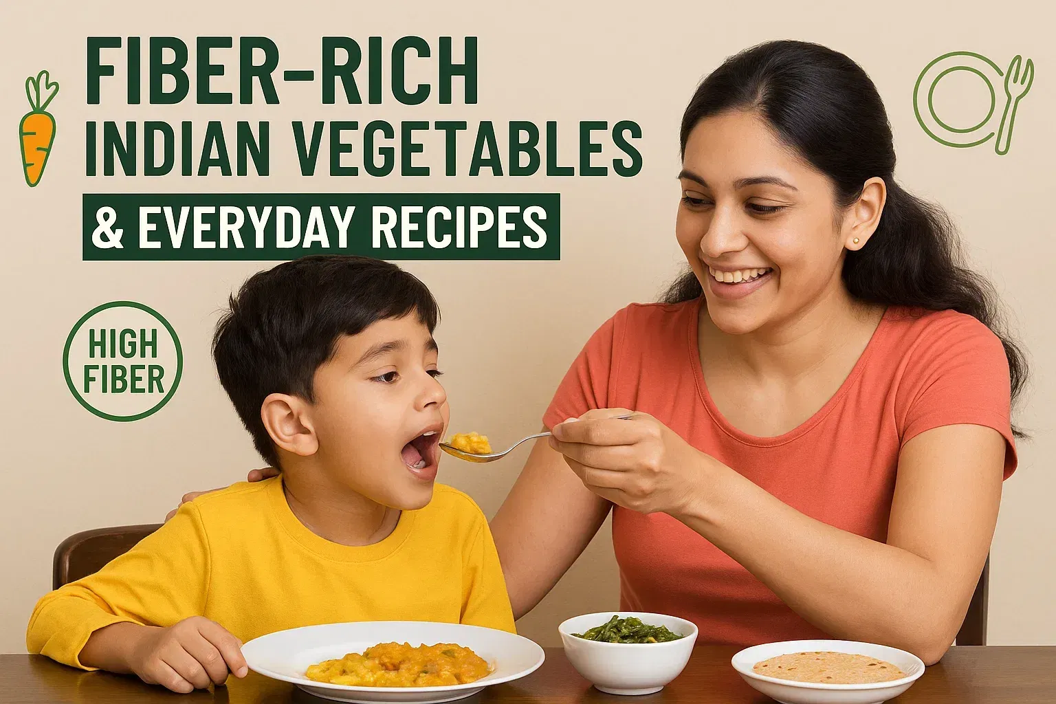 Fiber-Rich Indian Vegetables & Everyday Recipes