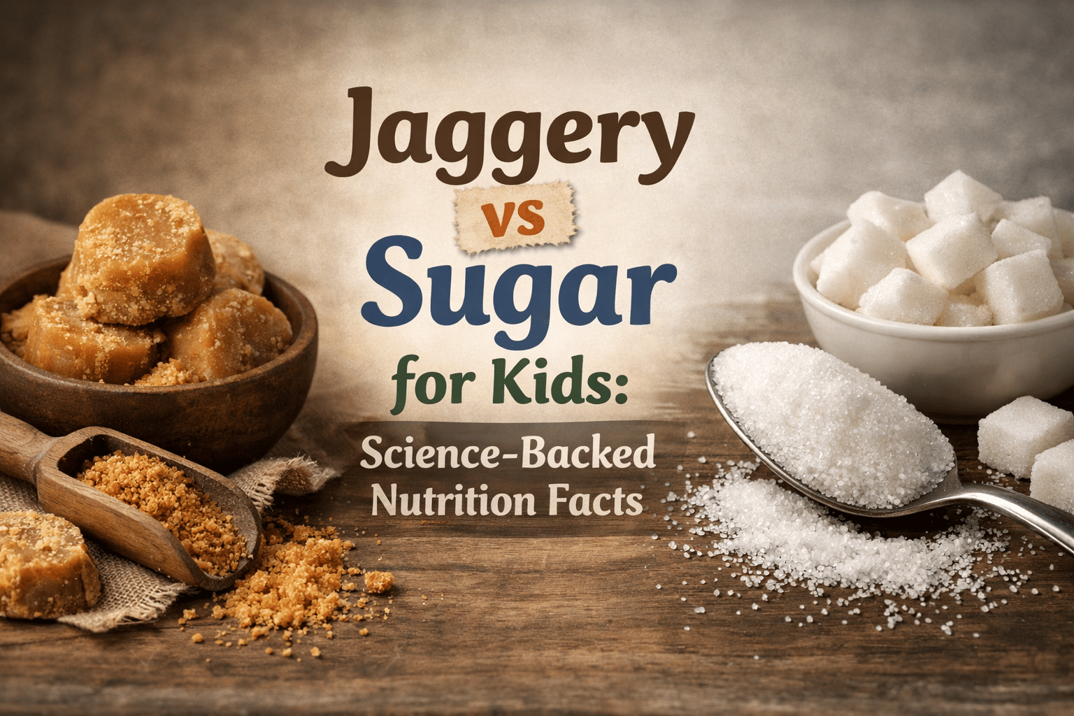 Jaggery vs Refined Sugar for Kids: Science-Backed Nutrition Facts