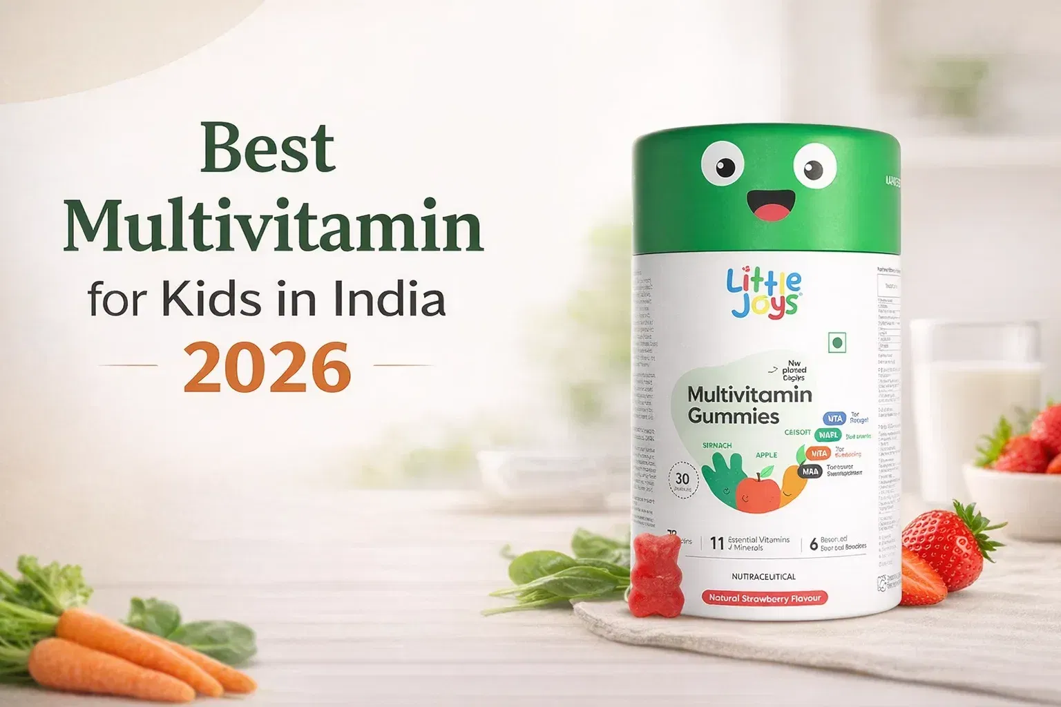 Best Multivitamin for Kids in India 2026: Sugar-Free Options Compared