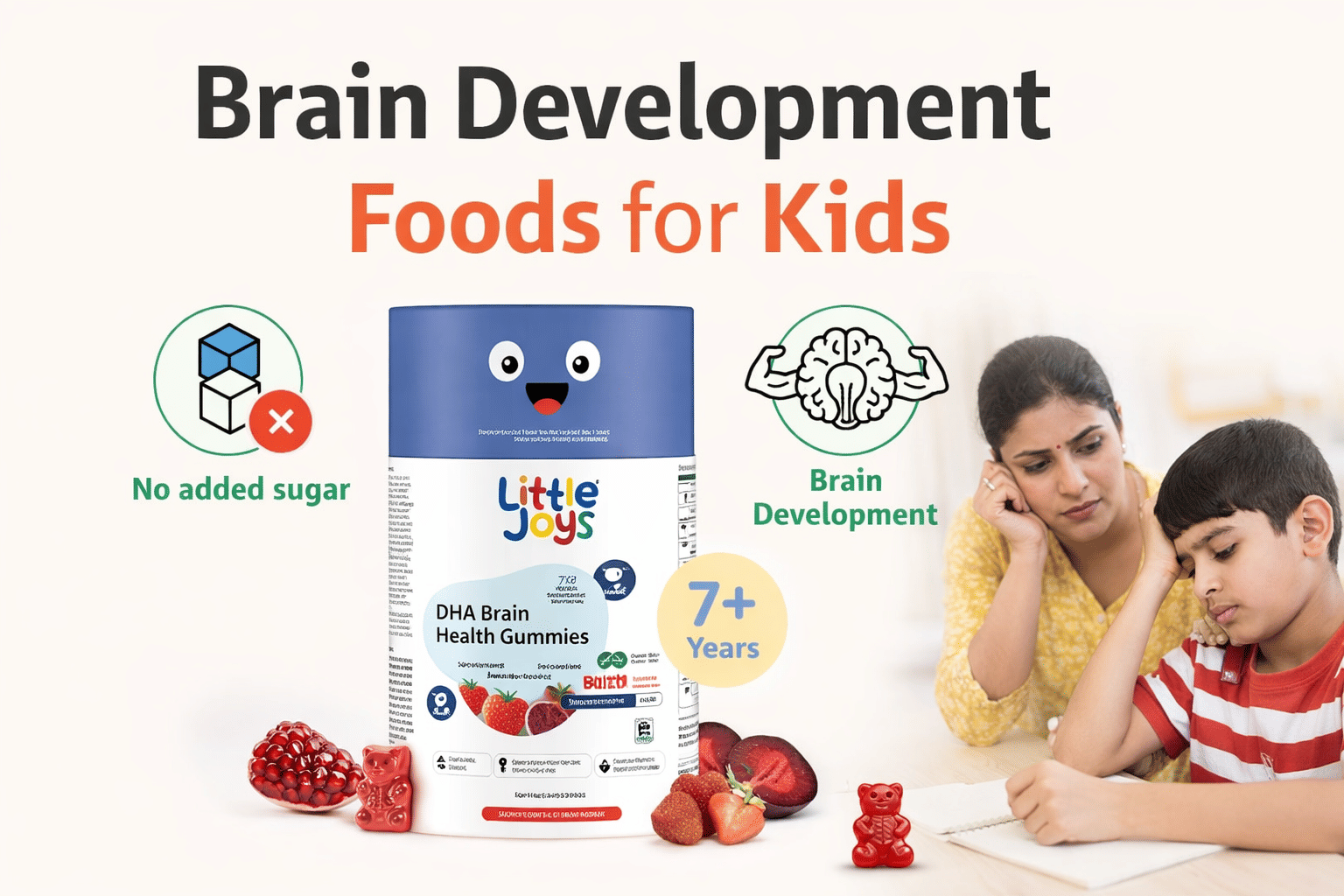 Brain Development Foods for Kids: 15 Indian Options + When to Supplement