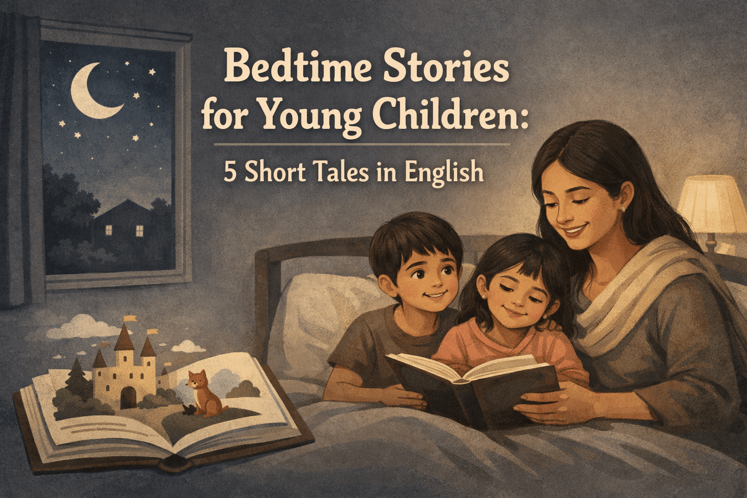 5 short bedtime stories for young children
