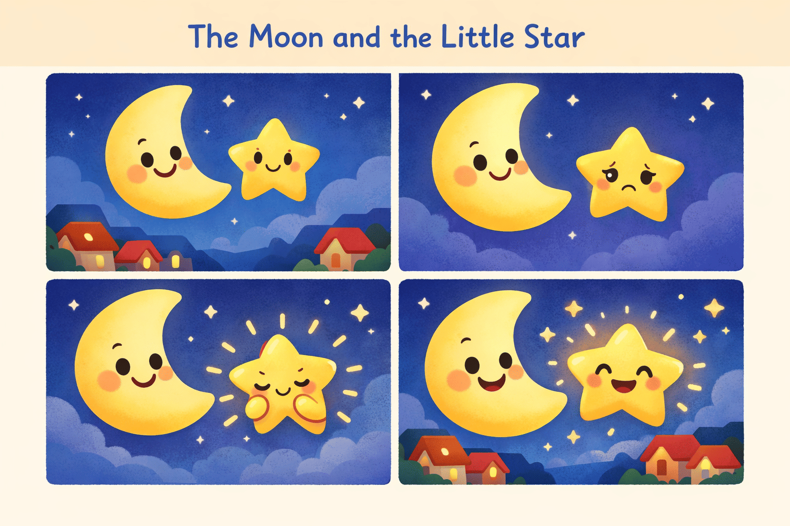 moon and star short story for child