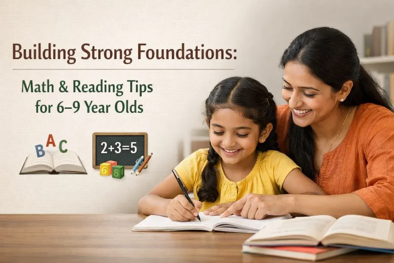 maths and reading habits for kids