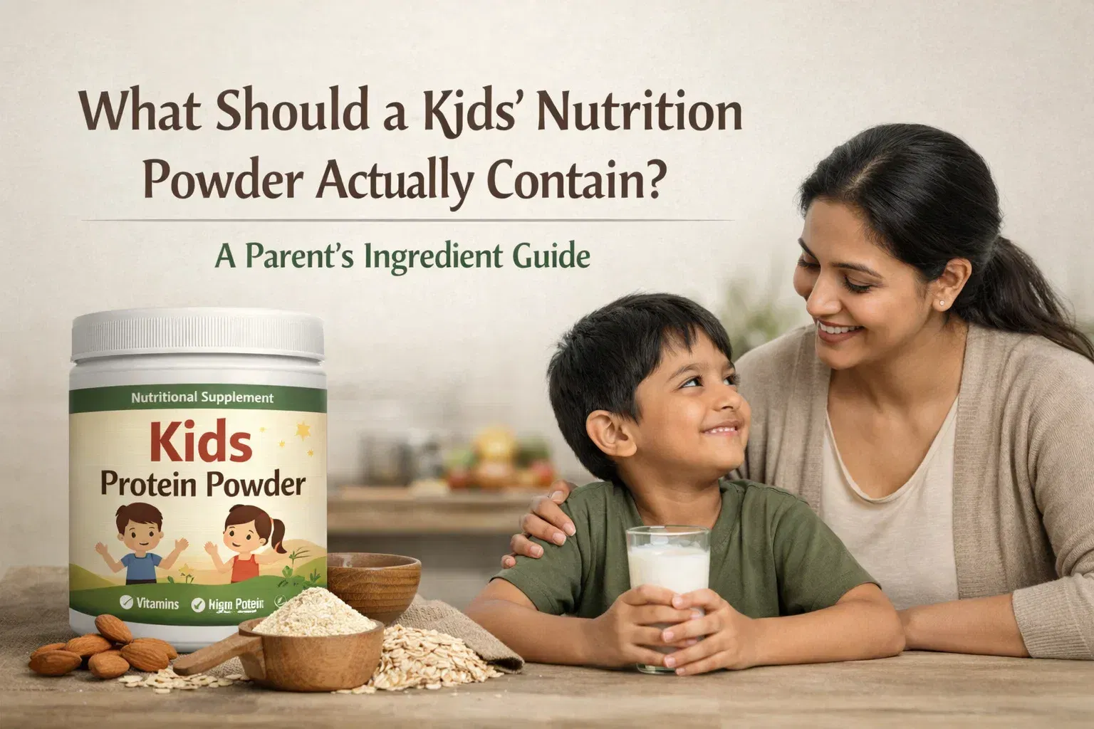 Kids milk mix powder image for buying guide 