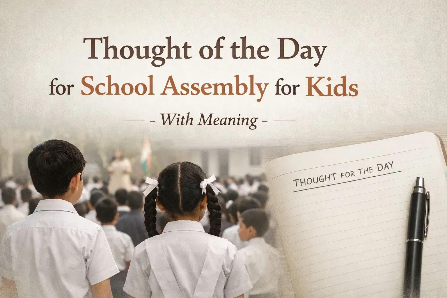 school assembly thought of the day