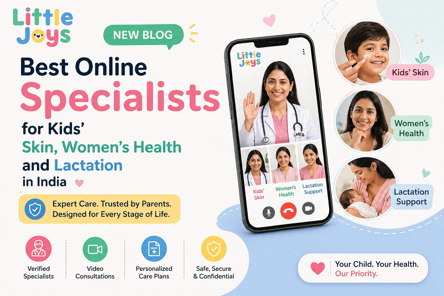 Best Online Specialists for Kids & Women's Health and Lactation in India