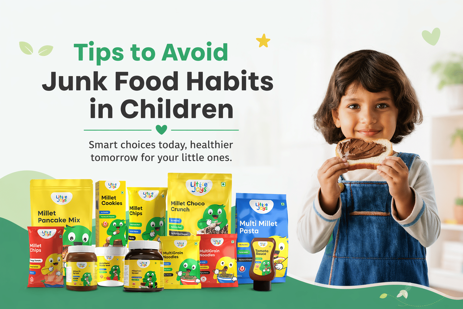 tips to avoid junk food habits in children