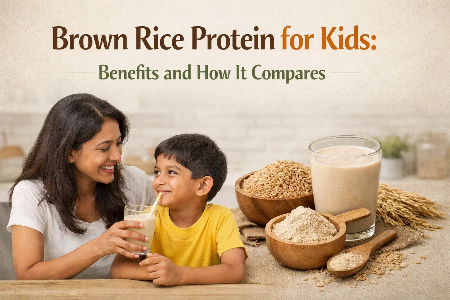 brown rice protein for kids guide