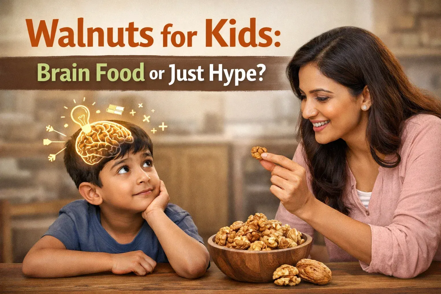 brain foods for kids guide - walnuts