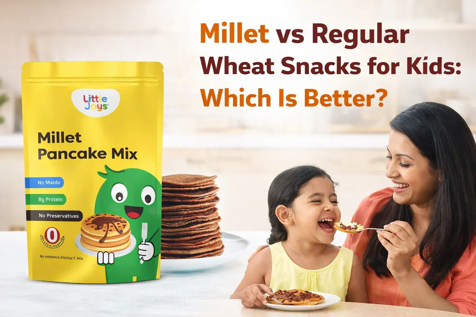 millet pancake for kids