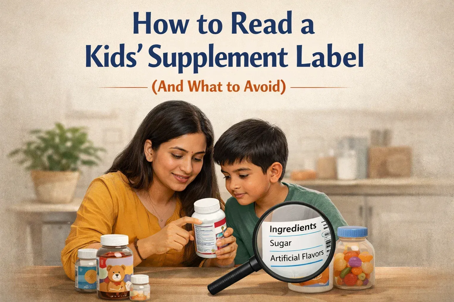 how to read kids label products