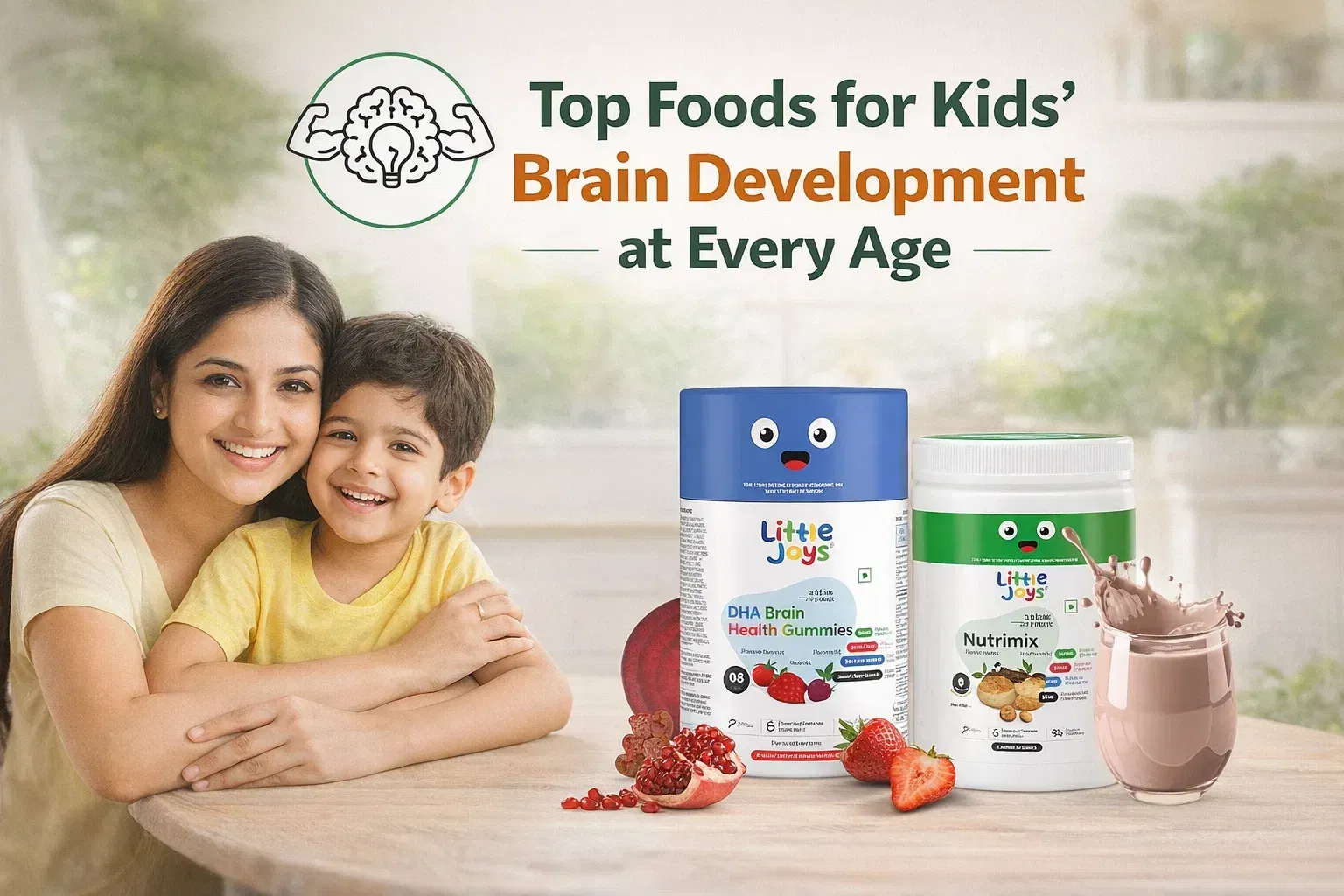 top foods for kids' brain