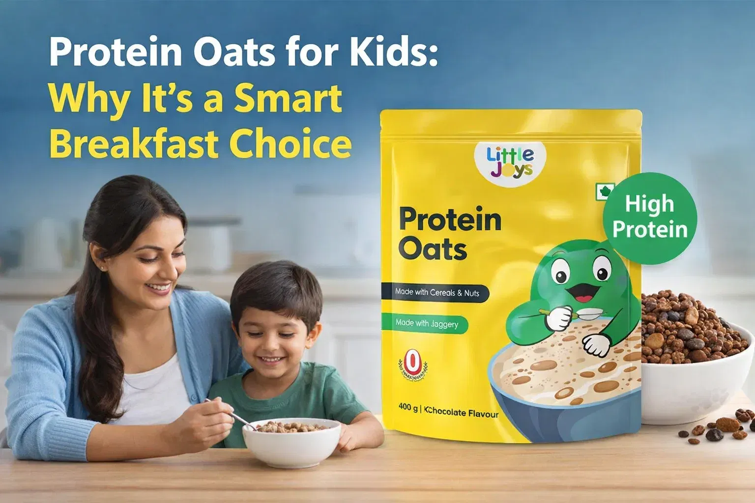 protein oats for kids healthy and tasty