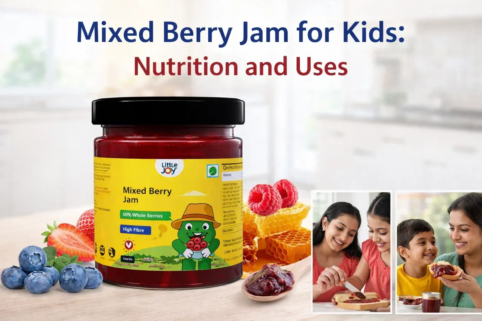 mixed berry jam for kids 