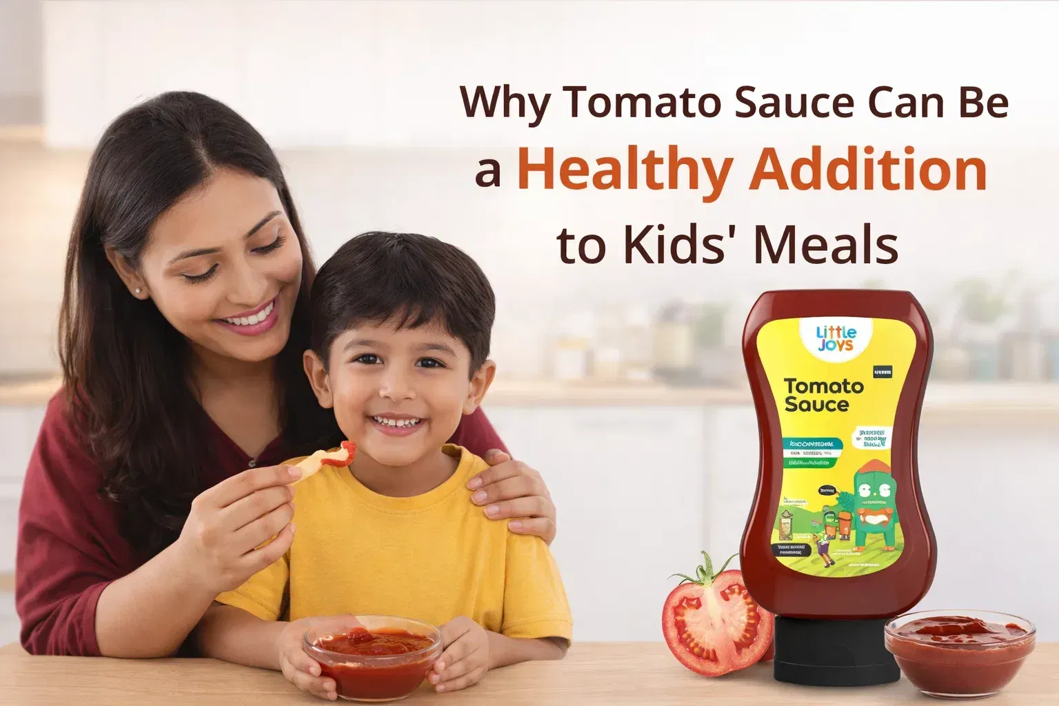how little joys tomato sauce can be healthy addition alternative to kid's meal