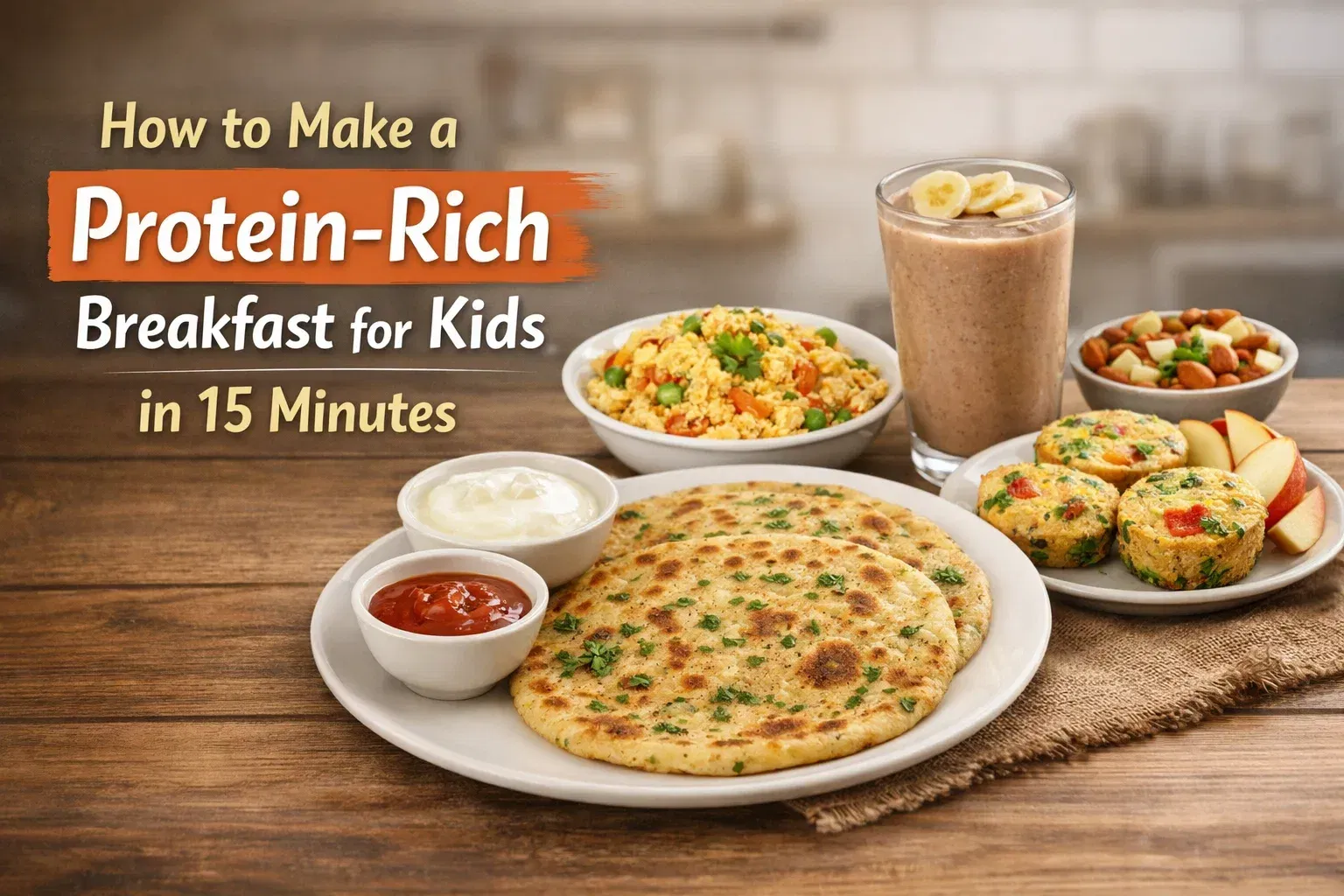 how to make a protein rich breakfast for kids under 15 minutes 