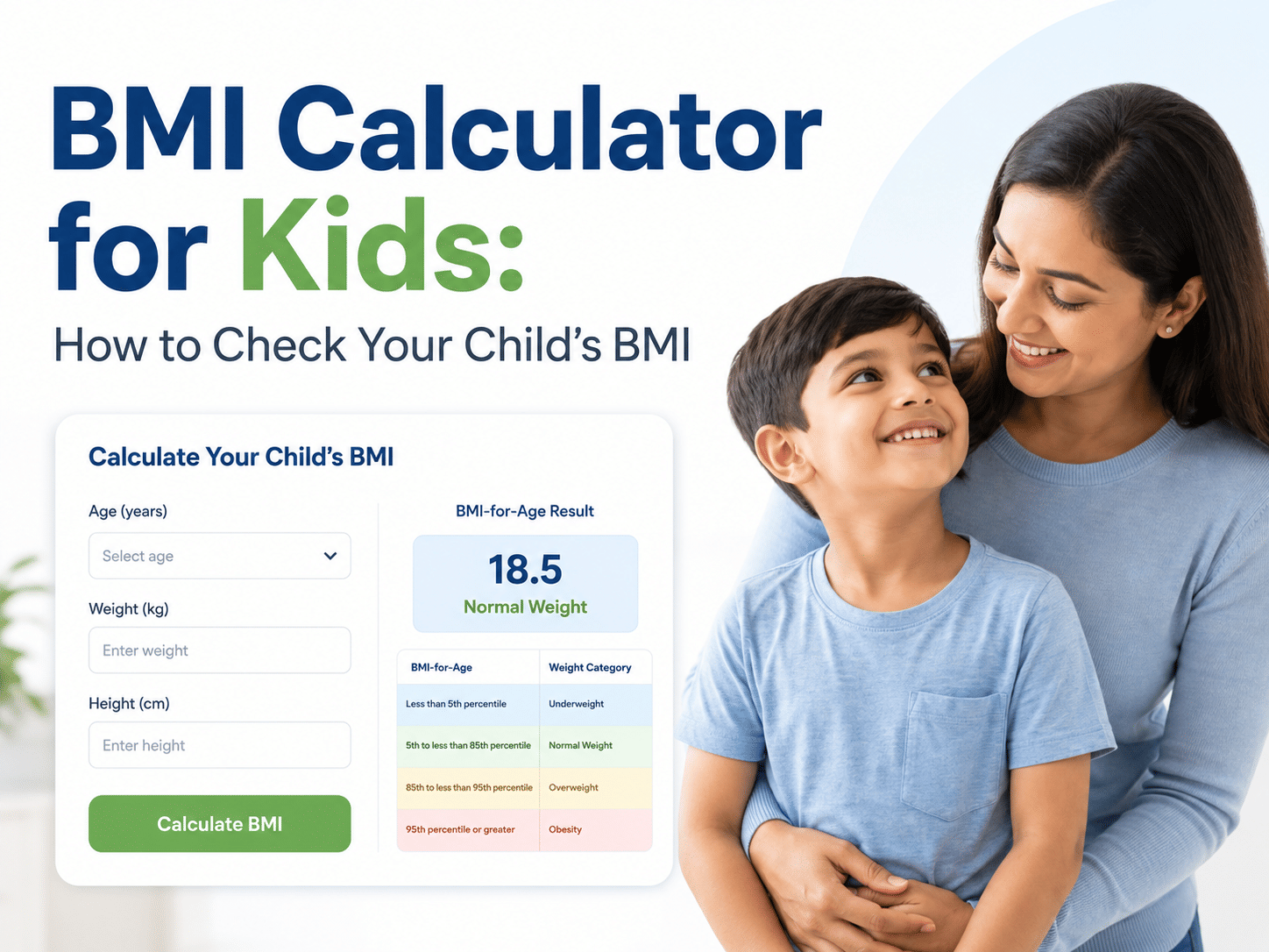 BMI calculator for kids
