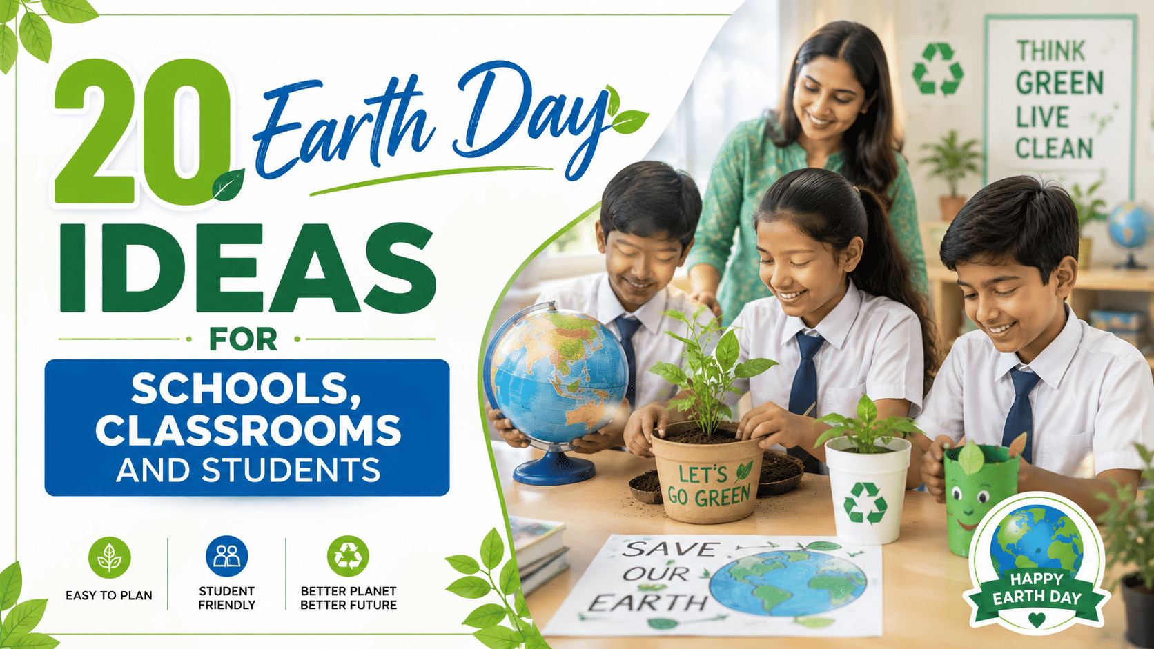 earth day activities for kids in school