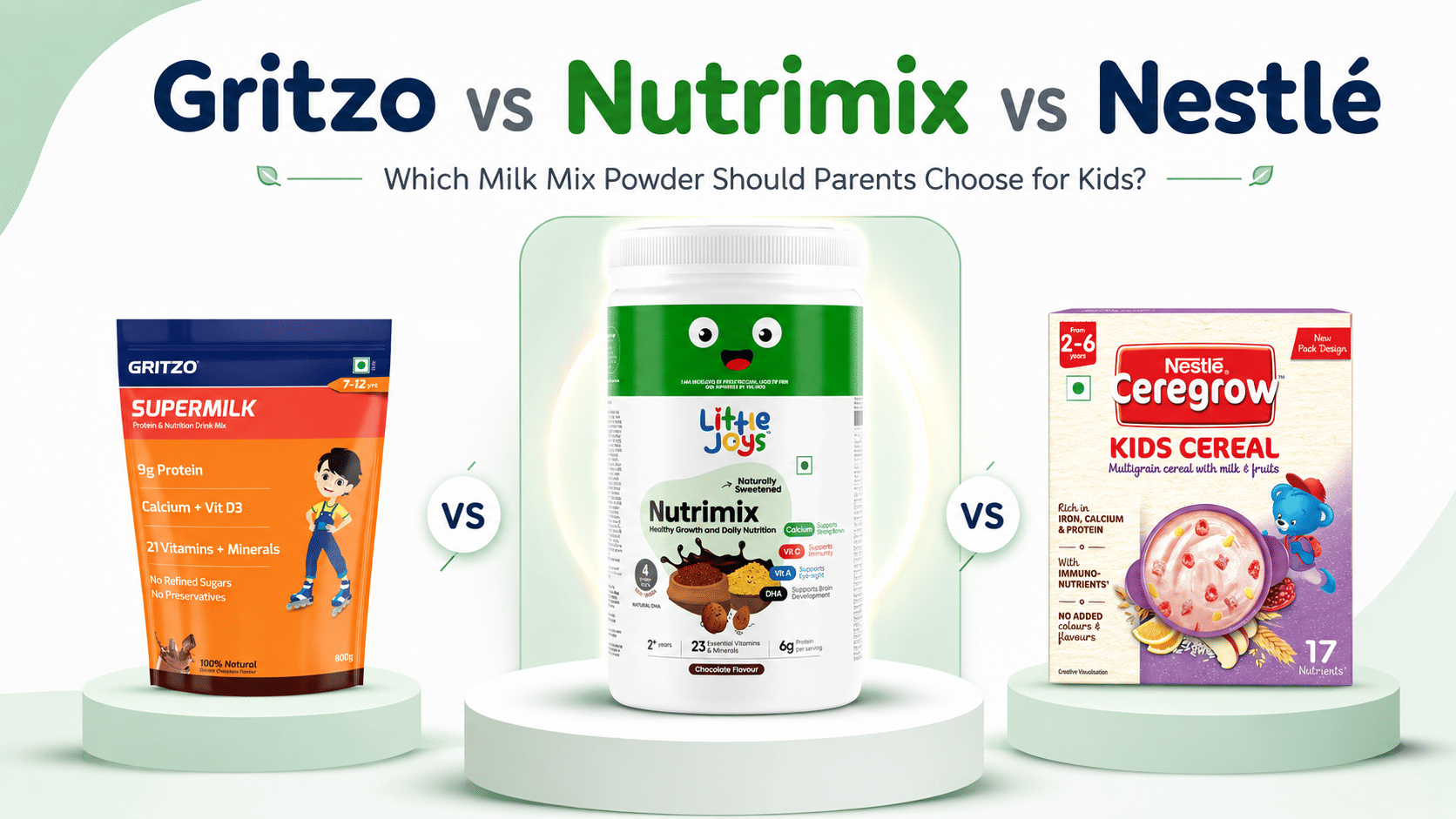 gritzo vs nutrimix vs nestle which is better