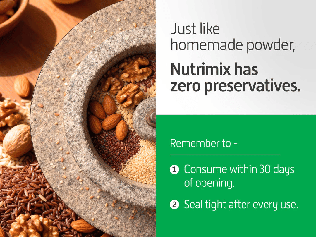no preservatives milk mix nutrition powder for kids clean ingredients image