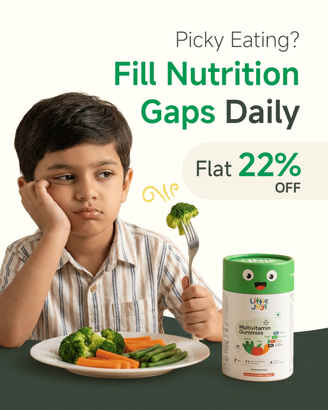 fill nutrition gaps for picky eaters