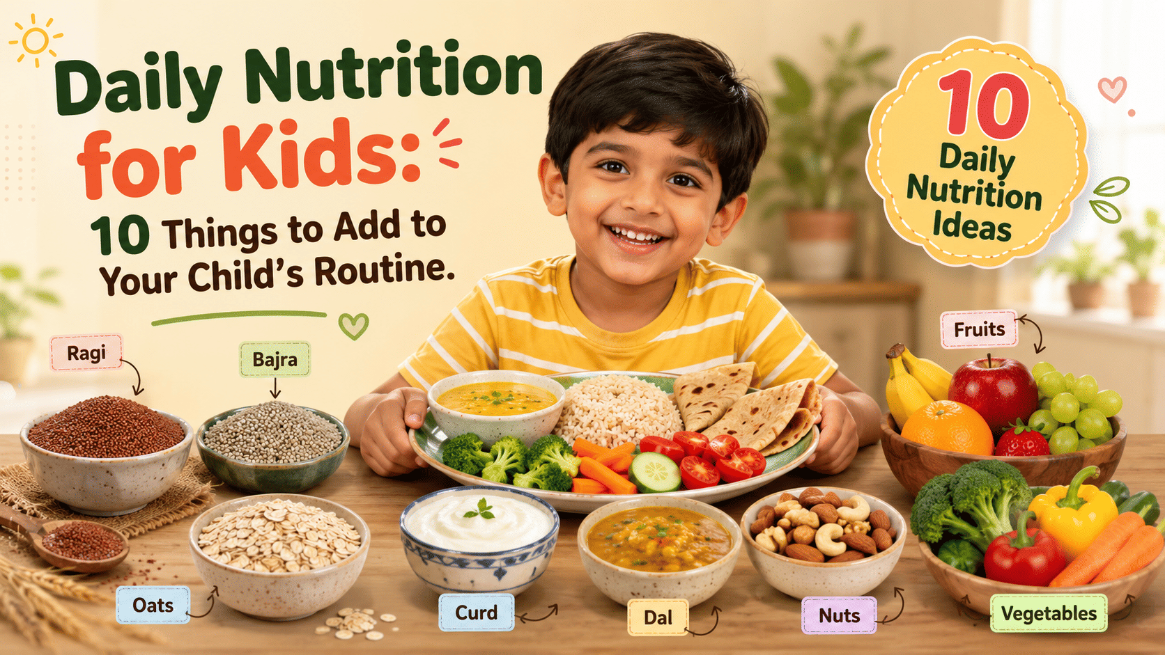 Daily Nutrition for Kids: 10 Things to Add to Your Child’s Routine