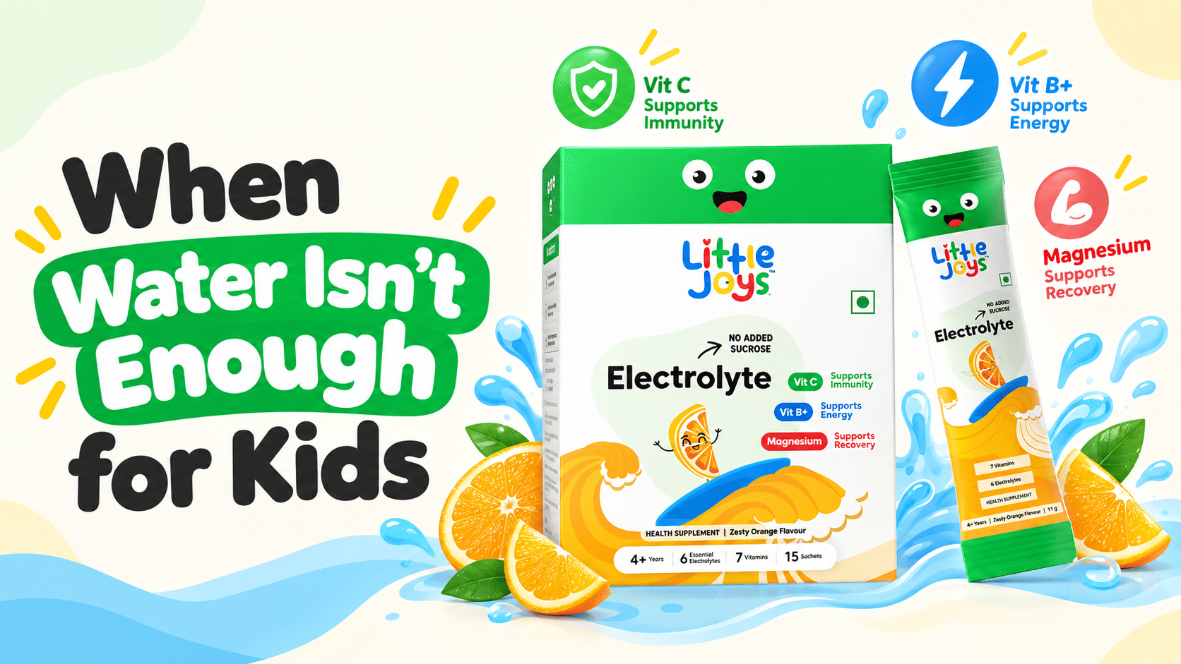 When Water Isn't Enough: Electrolytes and Hydration for Kids
