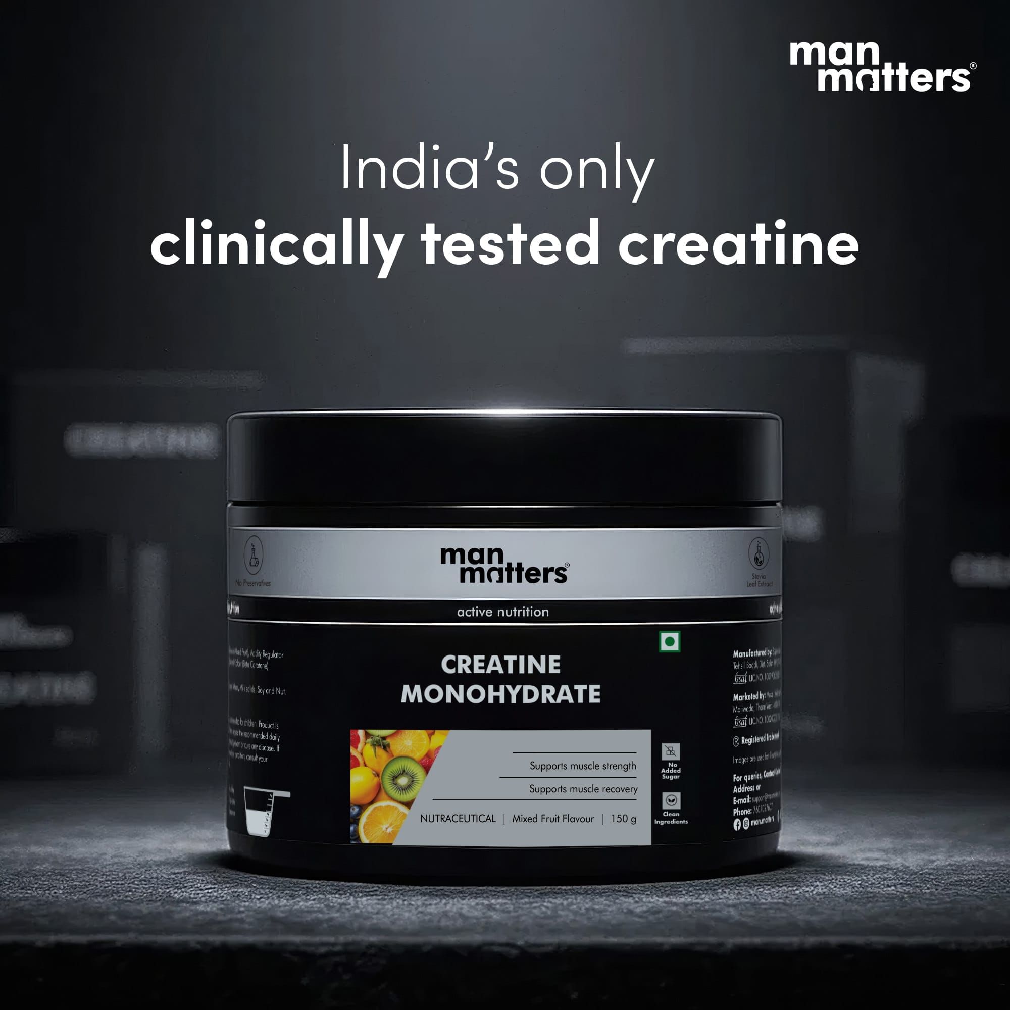Why Man Matters Creatine Monohydrate is Better for Your Fitness Journey