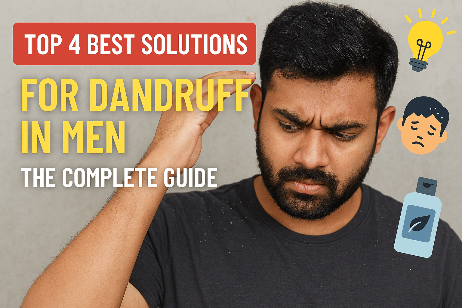 Top 4 Best Solutions for Dandruff in Men: The Complete Guide