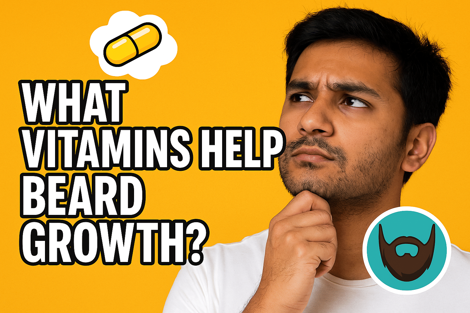 beard growth vitamins