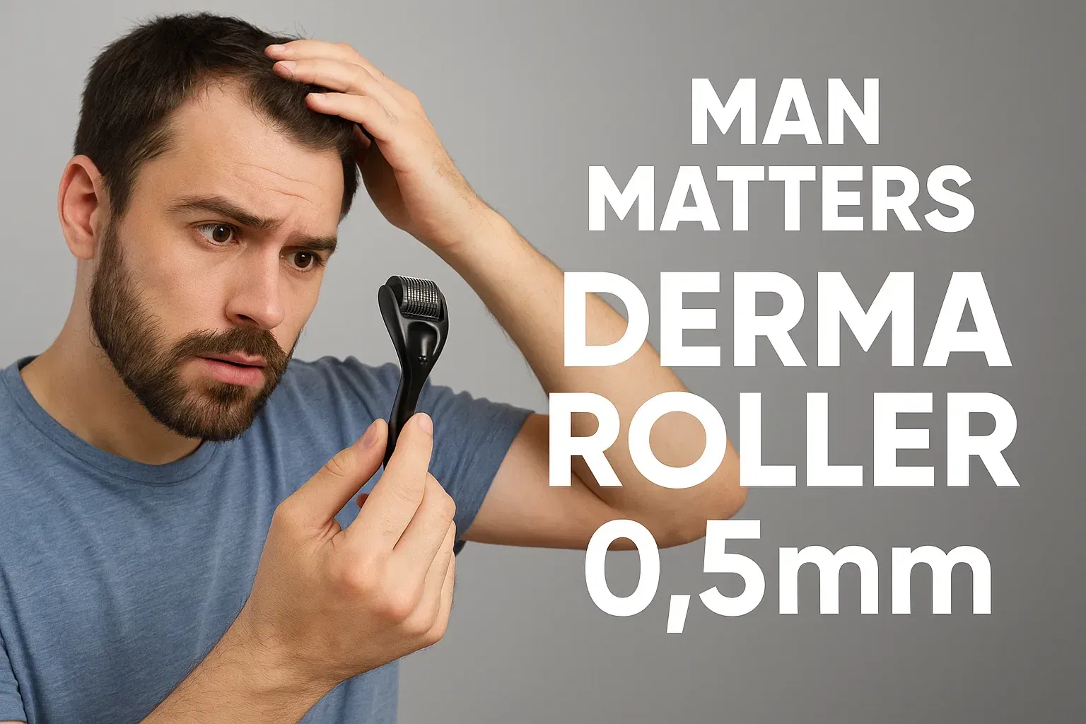 Derma Roller 0.5mm: 540 Micro Needles Titanium - Best Price India