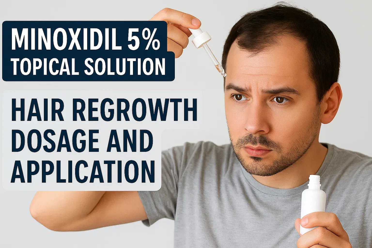 Minoxidil 5% Topical Solution: Hair Regrowth Dosage and Application