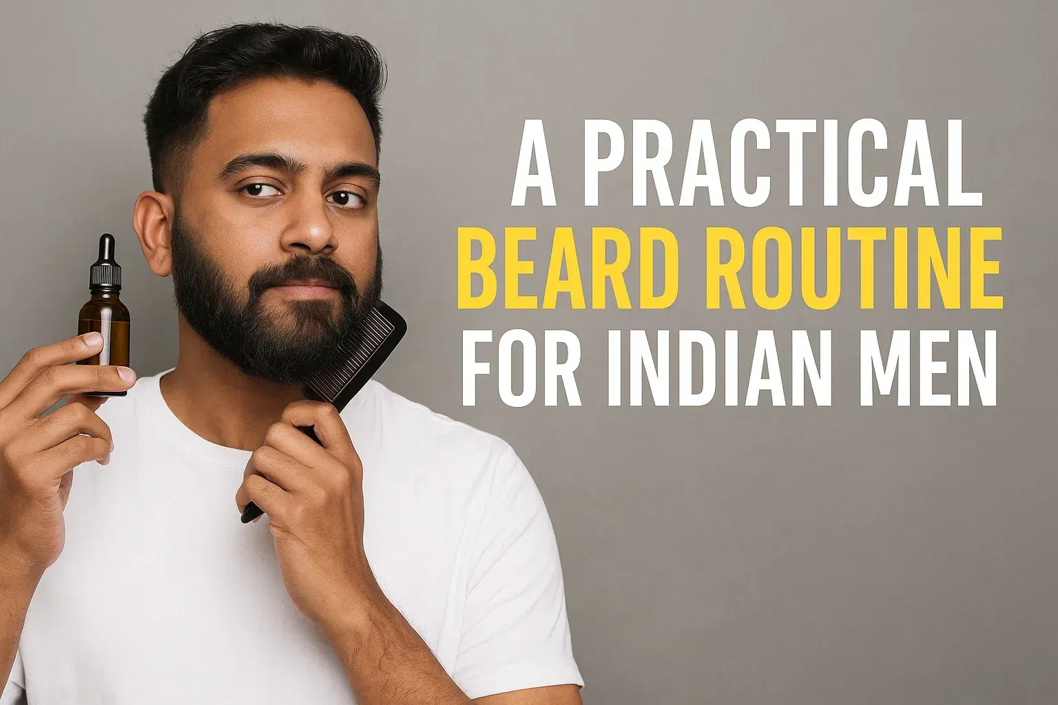 A Practical Beard Routine for Indian Men