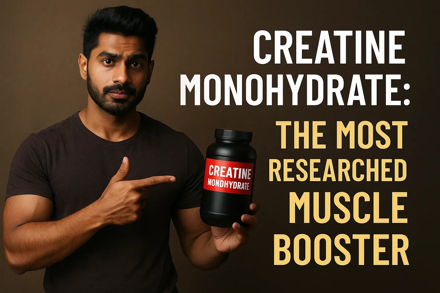 Creatine Monohydrate: The Most Researched Muscle Booster