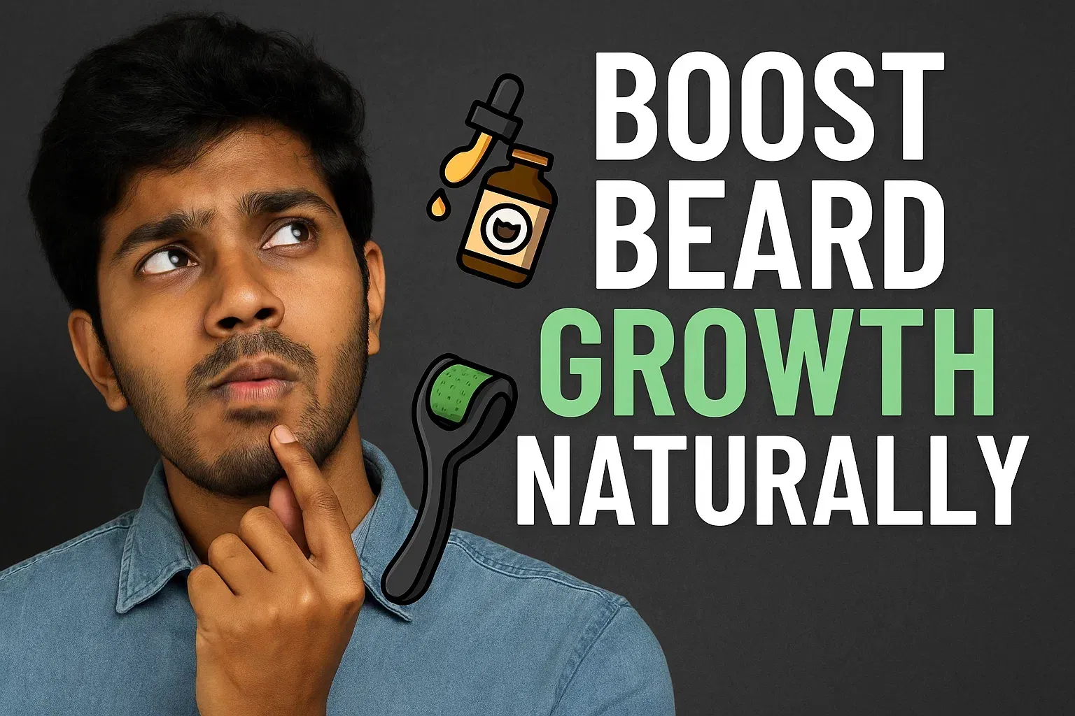 Best Ways to Boost Beard Growth Naturally: A Practical, Science-First Guide for Indian Men