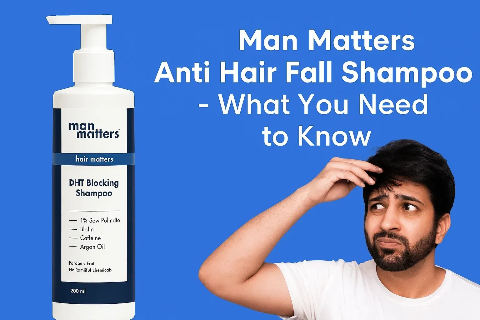 man matters anti hair fall shampoo